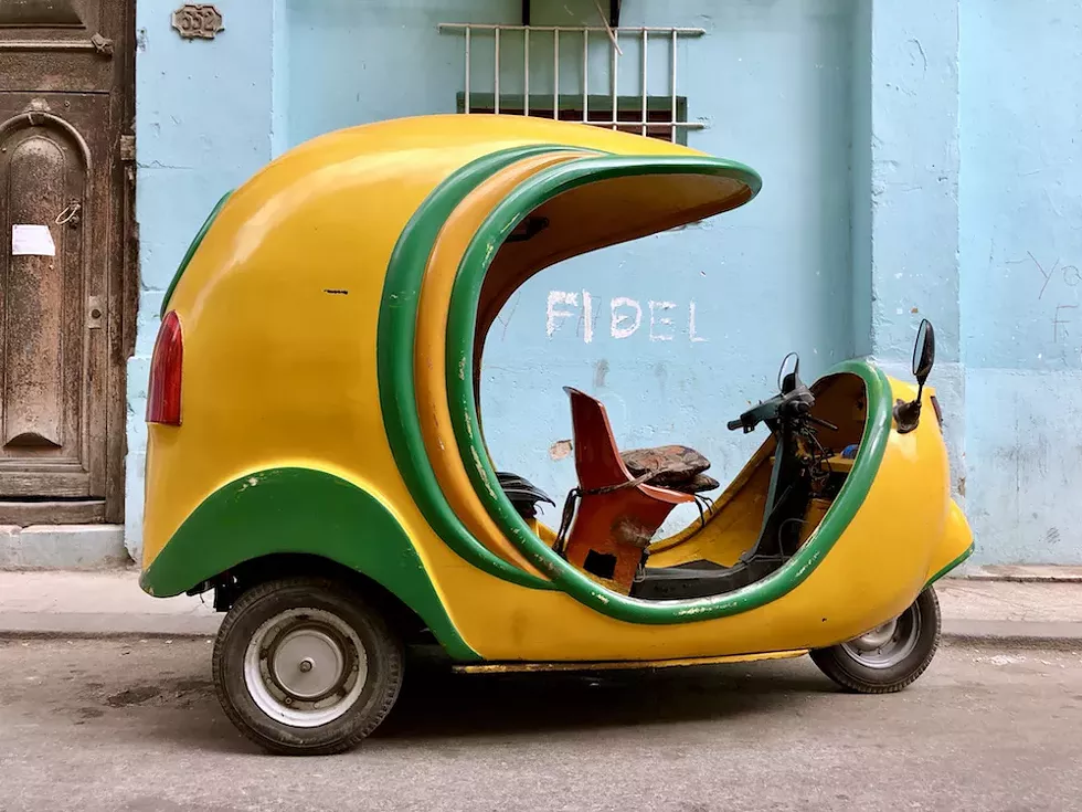 A Cocotaxi in Old Havana - PHOTO BY ROB BARTLETT