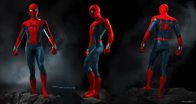 Spider-Man's updated costume, now in use at Disney California Adventure - IMAGE VIA DISNEY