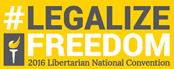 The Libertarian Party National Convention will host "Legalize Freedom" themed convention in Orlando. - PHOTO VIA LIBERTARIAN NATIONAL COMMITTEE