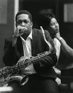 John and Alice Coltrane, 1966. - PHOTO BY CHUCK STEWART