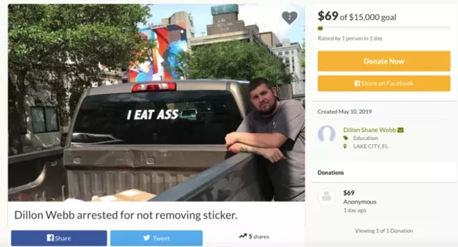 the i eat ass guy from florida now has a gofundme account blogs the i eat ass guy from florida now