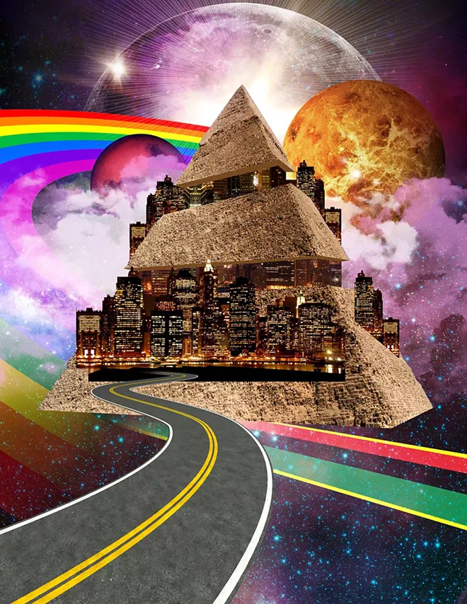 “Afrotopia 1,” 2015 - | Art by Stacey Robinson | CFAM