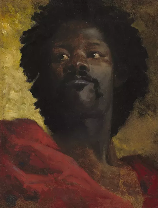 “Head of a Moor,” 1870 - | Painting by Henri Regnault | CFAM