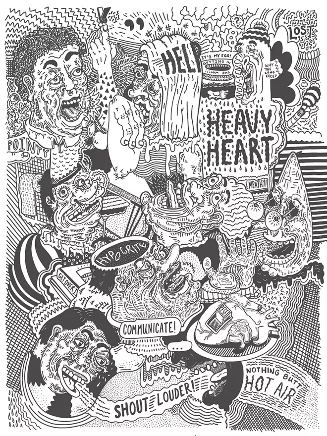 “Shout Louder: Heavy Heart” - ARTWORK BY ASHLEY TAYLOR