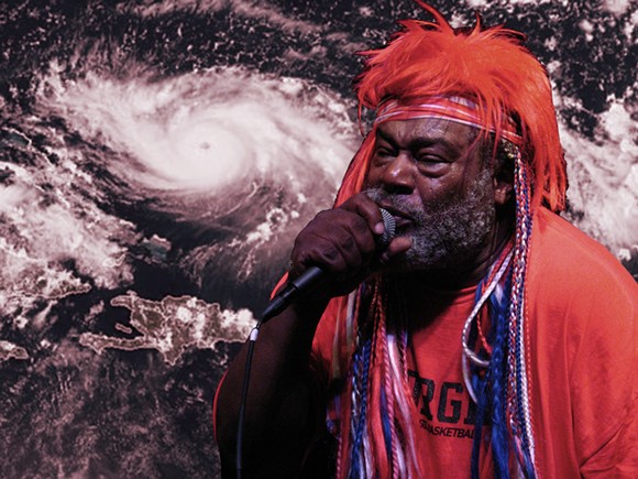 Saturday's One Nation Under a Groove / Parliament Funkadelic show at House of Blues has been canceled. - HURRICANE IMAGE VIA NOAA/RAMMB, GEORGE CLINTON BY SPECTOR1/FLICKR