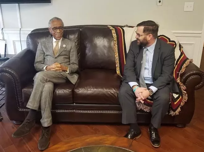 State Sen. Chris Latvala with Rev. Al Sharpton - PHOTO VIA CHRIS LATVALA/TWITTER