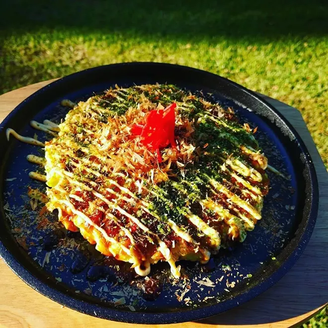 Okonomiyaki - PHOTO BY FAIYAZ KARA