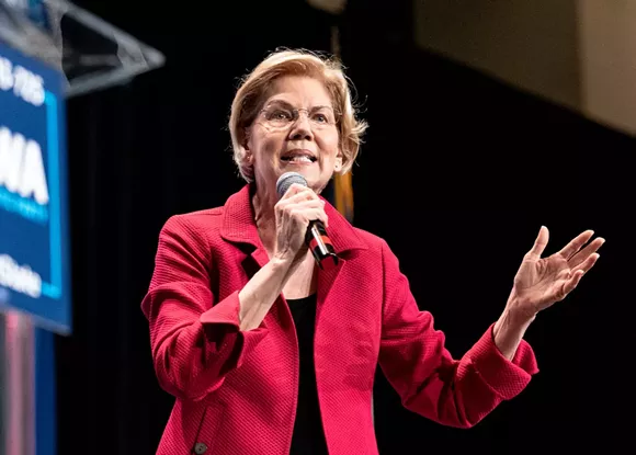 Sen. Elizabeth Warren speaks at the 2019 Iowa Democrats Hall of Fame Celebration - PHOTO BY LORIE SHAULL/WIKIMEDIA COMMONS