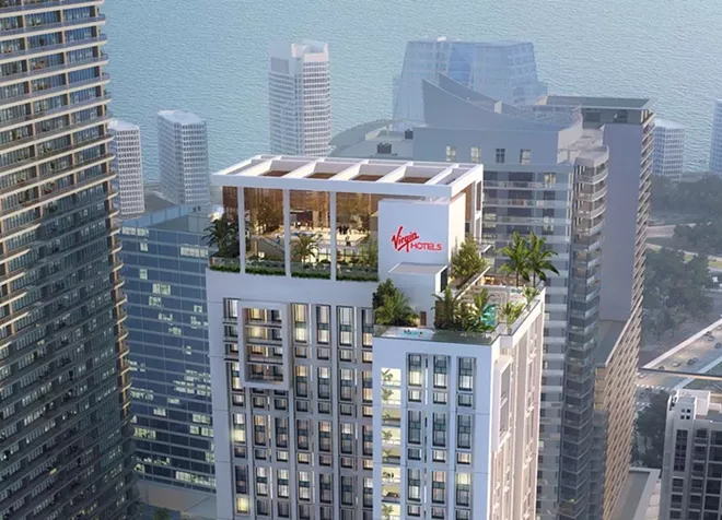 Virgin Hotels Miami concept art - IMAGE VIA VIRGIN ATLANTIC | FACEBOOK