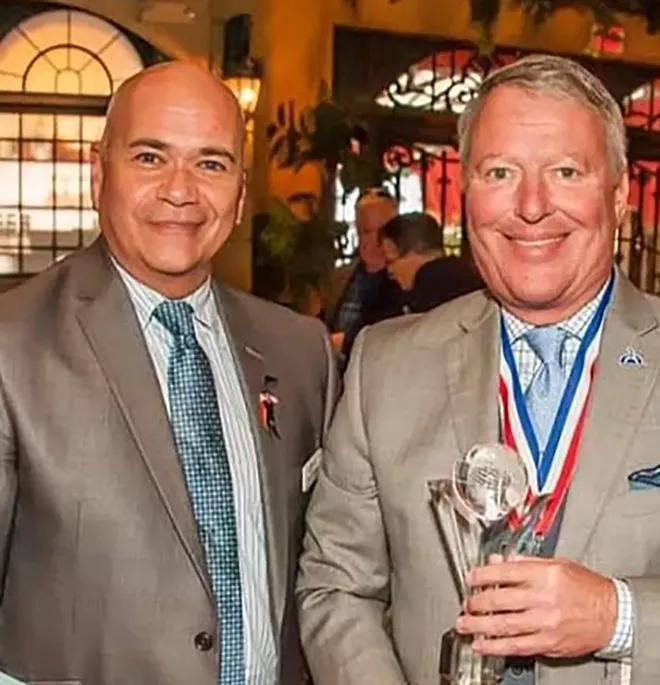 Terry DeCarlo with Mayor Buddy Dyer - PHOTO VIA TERRY DECARLO/FACEBOOK