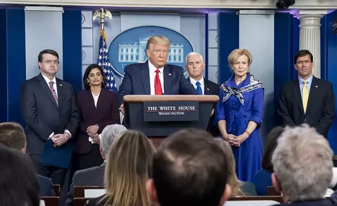 White House press briefing on March 18 - PHOTO VIA THE WHITE HOUSE