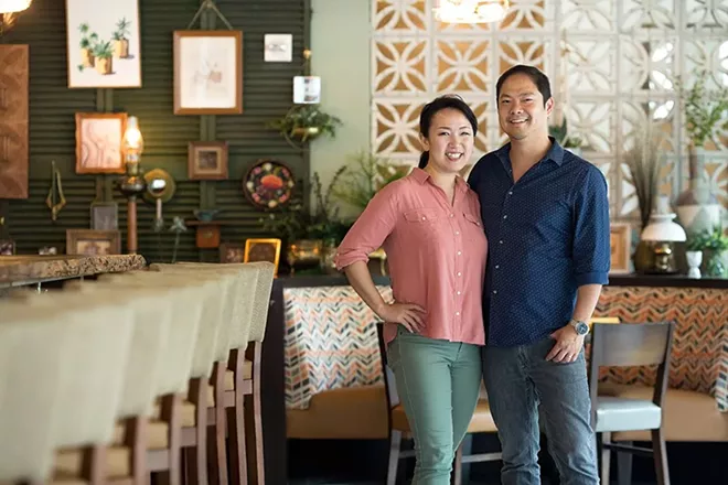 Restaurateurs Sue and Jason Chin - ROB BARTLETT