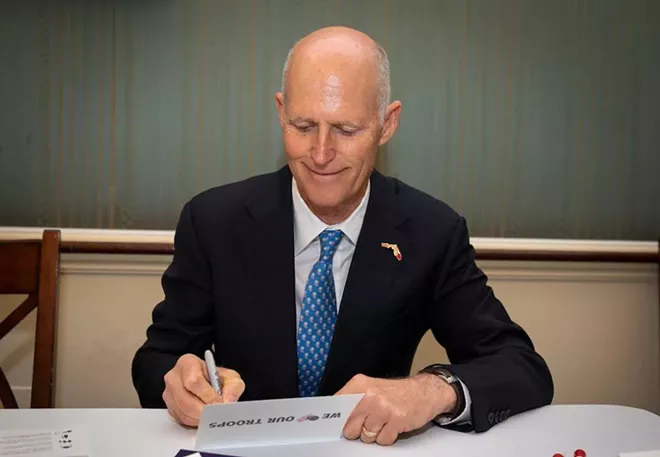 Former Florida governor Sen. Rick Scott - PHOTO VIA RICK SCOTT/TWITTER