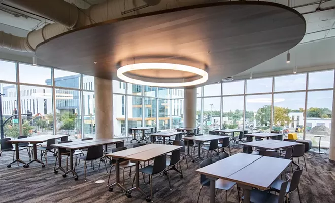 A Downtown UCF classroom sits empty - PHOTO VIA UCF/FACEBOOK