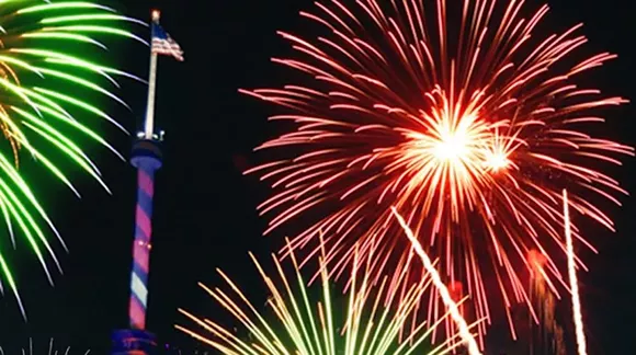 Fireworks over SeaWorld - PHOTO COURTESY SEAWORLD/FACEBOOK