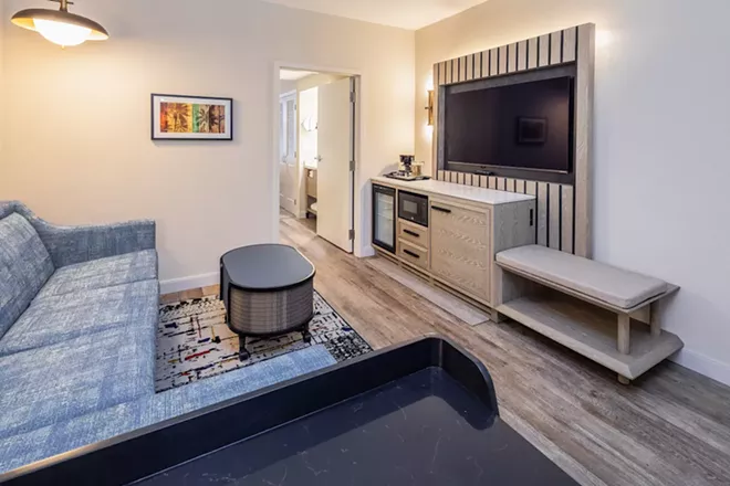A look at a renovated Rauschenberg-esque suite - PHOTO COURTESY CARIBE ROYALE