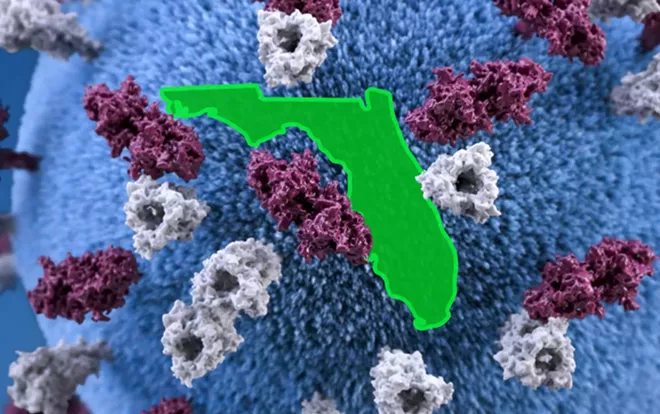 STATE OUTLINE VIA VECTEEZY/CORONAVIRUS ARTWORK VIA PXHERE/TMAXIMUMGE
