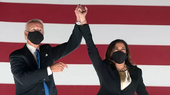 Vice President Joe Biden and Sen. Kamala Harris - PHOTO VIA JOE BIDEN/FLICKR