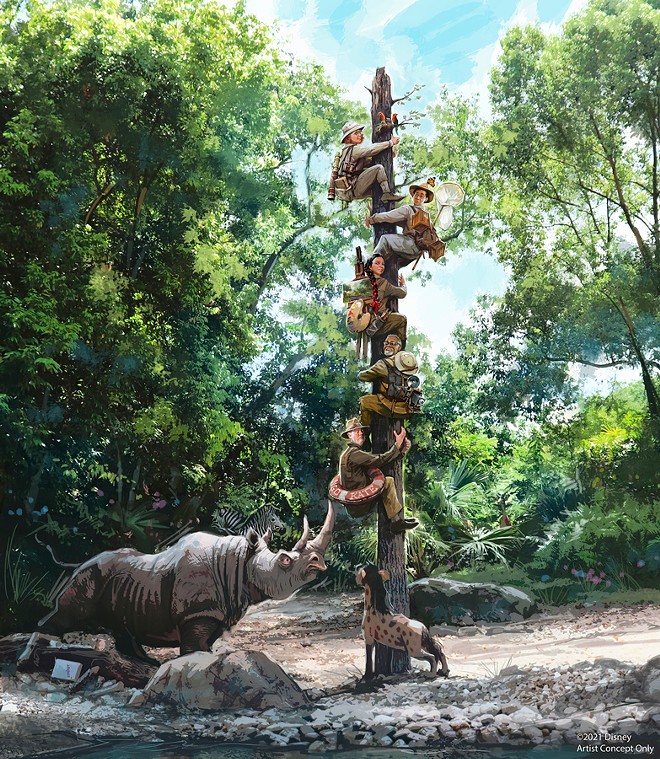 Concept art provided by Disney for the revamped Jungle Cruise - PHOTO COURTESY DISNEY PARKS BLOG