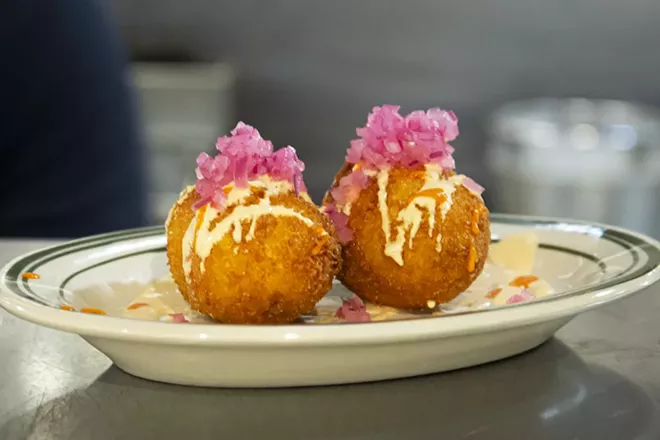 Papa rellena - PHOTO BY ROB BARTLETT
