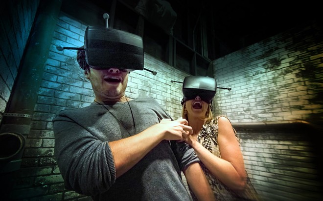 VR used in a Halloween Horror Nights experience at Universal Orlando - IMAGE VIA UNIVERSAL ORLANDO | YOUTUBE