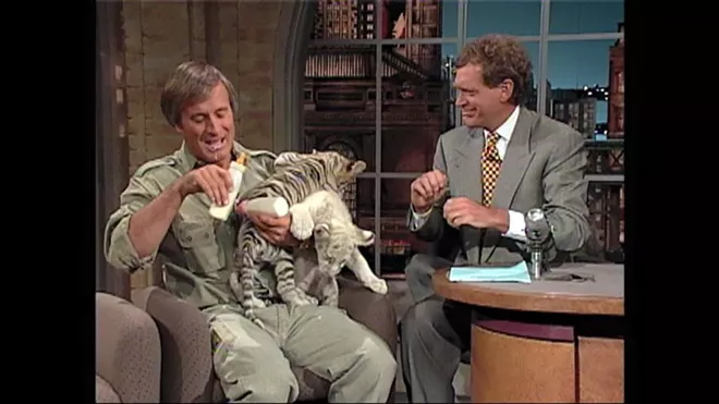 Jack Hanna on The Late Show with David Letterman in 1994 - IMAGE JUNGLE JACK HANNA | FACEBOOK
