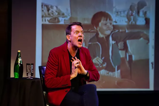Orlando Fringe Festival — Jamie Brickhouse in 'Dangerous When Wet: Booze, Sex, and My Mother' - PHOTO BY MIKIODO