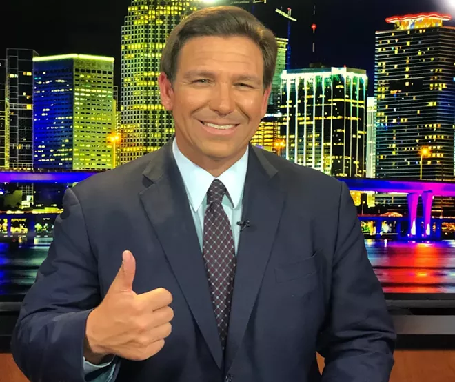 DeSantis plays the rube, but he’s not that dumb. His anti-Big Tech law is patently unconstitutional. - PHOTO VIA TWITTER/RON DESANTIS