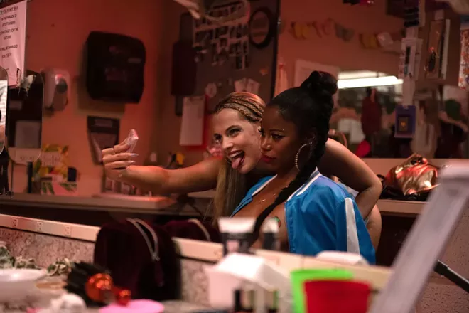 Riley Keough, Taylour Paige - PHOTO BY ANNA KOORIS, A24