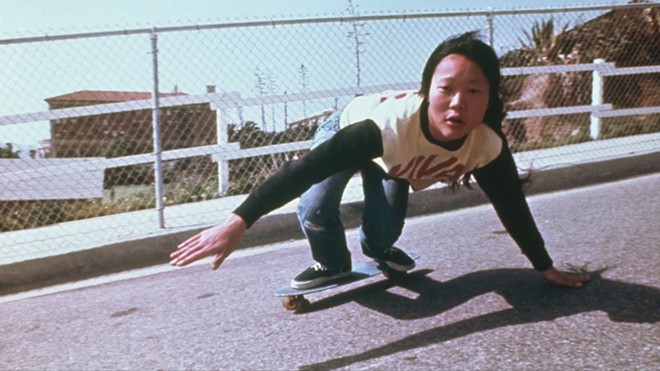 Pioneering skater Peggy Oki in 'Dogtown and Z-Boys,' Tuesday at Enzian