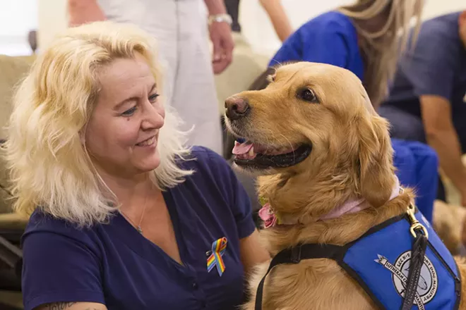 Ruthie the Comfort Dog lends solace in Orlando - PHOTO BY @RUTHIECOMFORTDOG