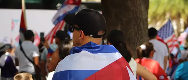 Orlando Police escorted SOS Cuba demonstrators, leading to questions of who gets to protest in Florida