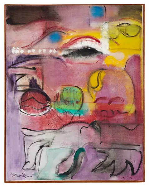 “Marilyn,” By Grace Hartigan (1962)