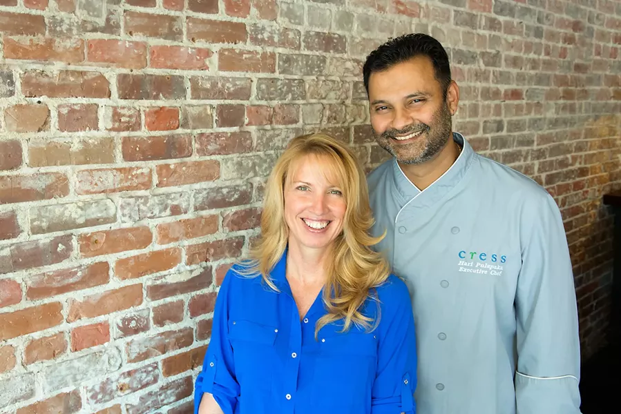 Jenneffer and Hari Pulapaka, Cress Restaurant - PHOTO COURTESY CRESS RESTAURANT