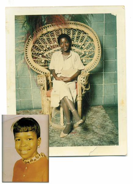 Like many other children, the author’s mother, Verna Daniels, got her hair pressed. Once she got older, she decided to cut her hair, and has worn a low cut for decades. - PHOTOS COURTESY OF VERNA DANIELS