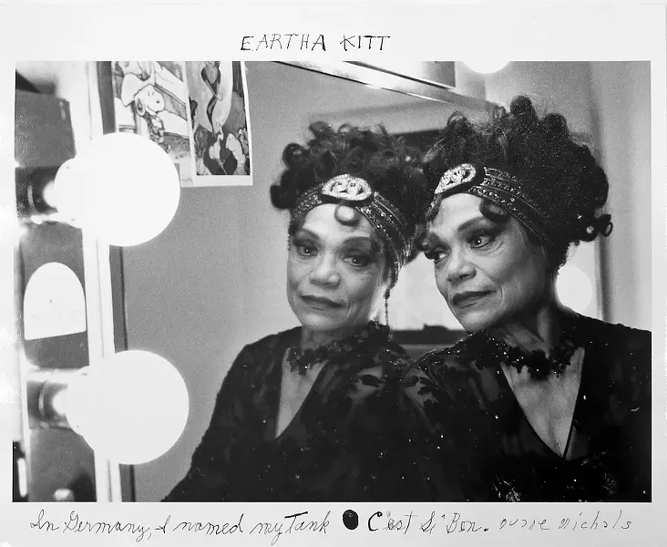 Eartha Kitt, "C'est Si Bon" - PHOTO © DUANE MICHALS, COURTESY OF DC MOORE GALLERY, NEW YORK