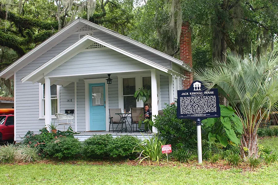 Jack Kerouac wrote Dharma Bums while living in this College Park bungalow.