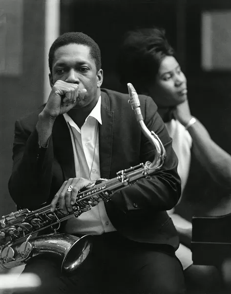 John and Alice Coltrane, 1966. - PHOTO BY CHUCK STEWART