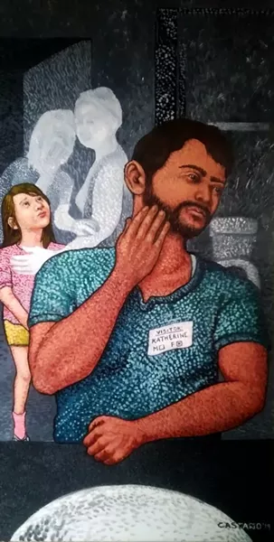 "What’s the Issue?" - PAINTING BY KIERAN CASTAÑO