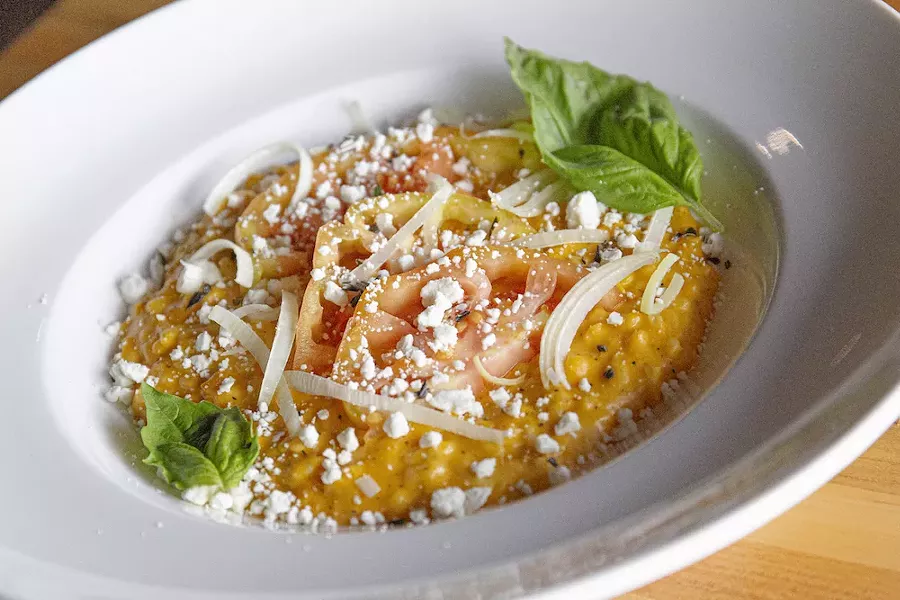 Butternut squash risotto - PHOTO BY ROB BARTLETT
