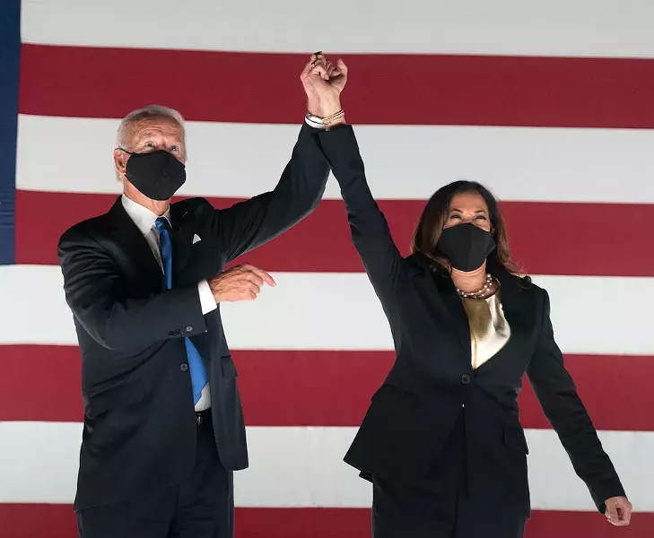 Vice President Joe Biden and Sen. Kamala Harris - PHOTO VIA JOE BIDEN/FLICKR