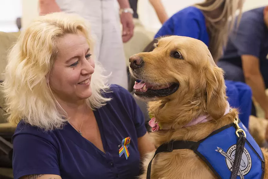 Ruthie the Comfort Dog lends solace in Orlando - PHOTO BY @RUTHIECOMFORTDOG