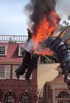Disney decides to bring back dragon float that set itself on fire