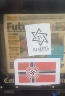 Nazi symbols and fliers being distributed on UCF campus