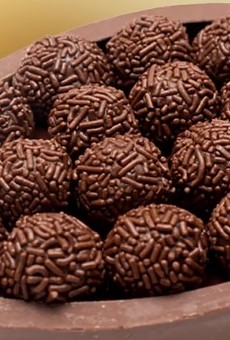 Brigadeiros from Sodiê Doces are being given away in April.