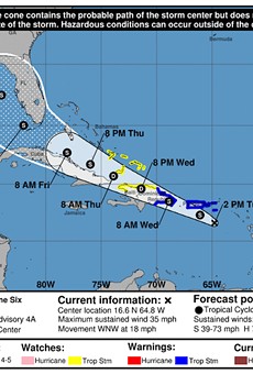 Orlando is in the cone of uncertainty for potential Tropical Storm Fred