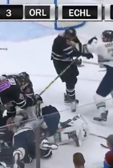 The Solar Bears got into one hell of a hockey fight last Saturday