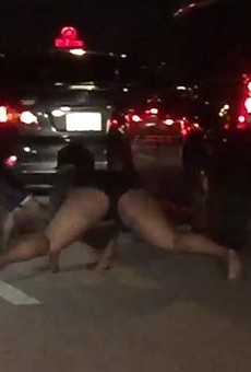 Floridians twerk for deliverance from Trump traffic congestion on I-95