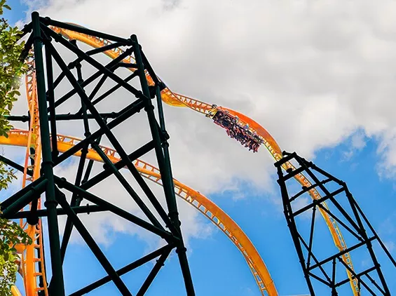 Florida S Tallest Triple Launch Roller Coaster Tigris Opens