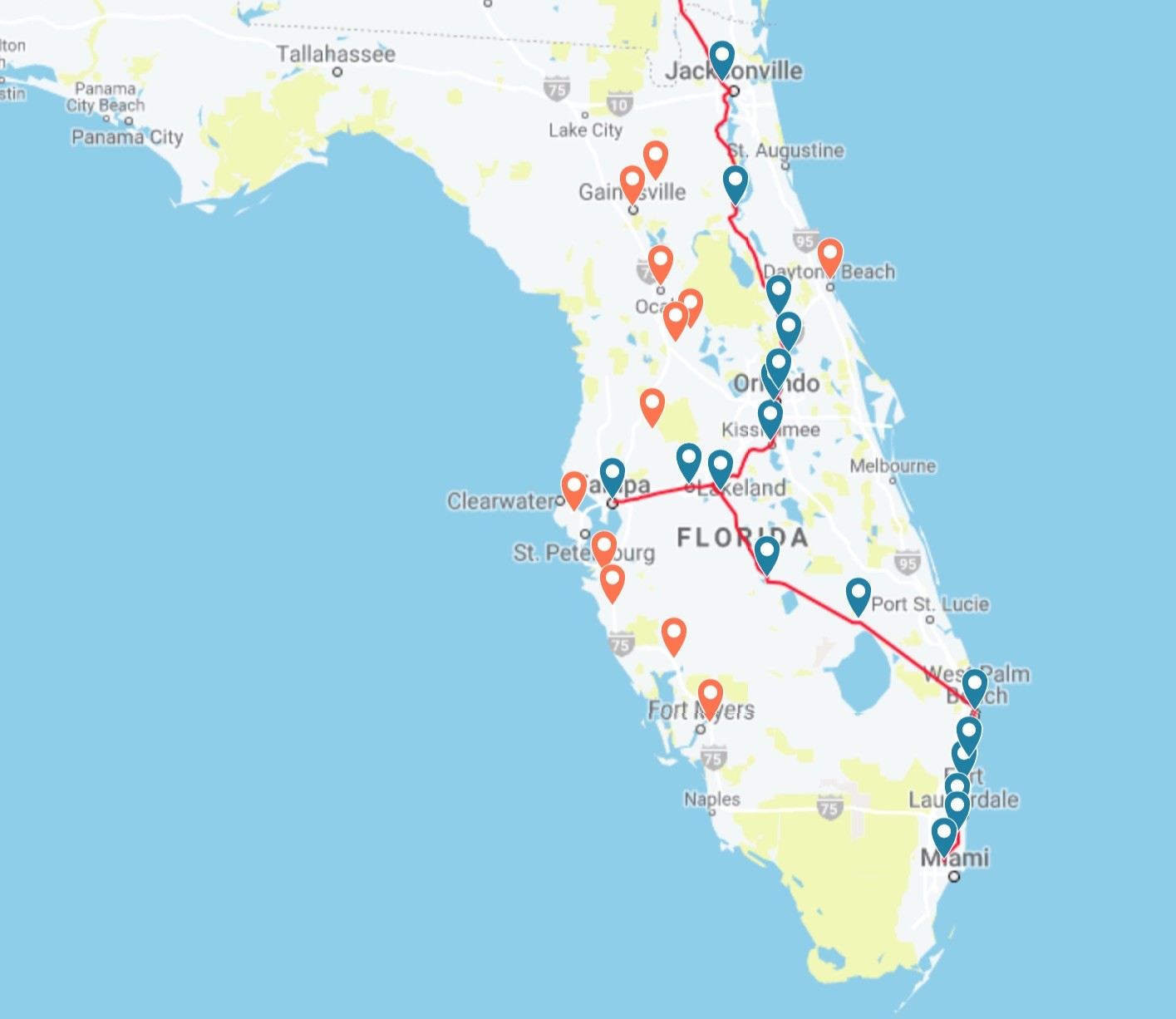 Amtrak Train Stations In Florida Map News Current Station In The Word ...